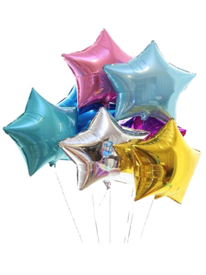 Globos metálicos con helio - Estrellas